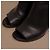 Givenchy Botines Shark Lock de cuña en cuero negro - vista 8