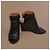 Givenchy Botines Shark Lock de cuña en cuero negro - vista 9