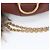 Borsa a tracolla Gucci in pelle con catena e charm in pelliccia Bamboo - vista 2
