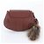Borsa a tracolla Gucci in pelle con catena e charm in pelliccia Bamboo - vista 3