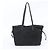 Borsa Tote Prada in nylon Tessuto e pelle nera - vista 3