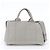 Borsa Tote 2-Way Prada Triangle Logo Canapa - vista 4