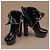Gucci Stivaletti platform Runway in pelle nera - vista 2