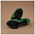 Hermès Décolleté peep-toe in camoscio verde - vista 9
