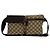 Borsa a tracolla in pelle e tela GG Pattern Gucci