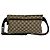 Borsa a tracolla in pelle e tela GG Pattern Gucci - vista 2
