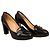 Hermès Pumps aus schwarzem Krokodilleder