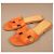 Hermès Oran Sandali Lucertola Orange - vista 2