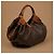 Borsa a tracolla Louis Vuitton Mahina XL Alligator Monogram Canvas - vista 5
