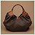 Borsa a tracolla Louis Vuitton Mahina XL Alligator Monogram Canvas - vista 7