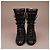 Chanel Botas altas de piel negra - vista 2