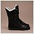 Chanel Botas altas de piel negra - vista 8