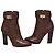 Givenchy Shark Lock Botines de piel marrón