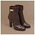 Givenchy Shark Lock Botines de piel marrón - vista 2
