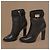 Givenchy Shark Lock Stiefeletten aus Leder - Schwarz - Ansicht 4