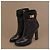 Givenchy Shark Lock Stiefeletten aus Leder - Schwarz - Ansicht 6