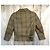 Autre Marque Hellmich Green and Orange Checked Wool Jacket - view 7