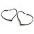 Autre Marque Orecchini a cerchio Tiffany Open Heart