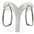 Autre Marque Orecchini a cerchio Tiffany Open Heart - vista 5