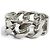 Anello a Fascia Argento Dior Homme R0977HOMST - vista 3