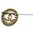 Spilla Chanel Gold Coco Mark Heart Circle - vista 5