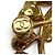 Spilla Chanel Gold Coco Mark Heart Circle - vista 6