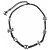 Collana Chanel A22P in metallo Coco Mark con strass