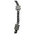 Collana Chanel A22P in metallo Coco Mark con strass - vista 4
