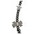 Collana Chanel A22P in metallo Coco Mark con strass - vista 5