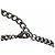 Collana Chanel A22P in metallo Coco Mark con strass - vista 7