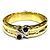 Autre Marque Tiffany & Co. Ringband aus 18K Gold, Saphir und Rubin