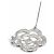 Spilla Camelia Argento Chanel A25P AB9720 - vista 5