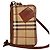 Burberry Pochette Nova Check in Pelle