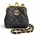 Chanel Coco Mark Mini Chain Schultertasche aus Lammleder gesteppt