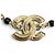 Bracciale Chanel con ciondolo perla eco e logo Coco in metallo dorato - vista 4