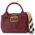Borsa a mano Burberry in pelle Bordeaux