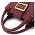 Borsa a mano Burberry in pelle Bordeaux - vista 5