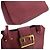 Borsa a mano Burberry in pelle Bordeaux - vista 8