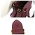 Borsa a mano Burberry in pelle Bordeaux - vista 9