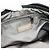 Borsa a tracolla Chanel 2.55 con catena a nastro in raso nero - vista 7