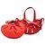 Bottega Veneta Borsa The Shell Piccola in pelle di vitello rossa - vista 7
