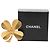 Spilla Chanel Gold CC Quadrifoglio placcata oro spazzolato - vista 4