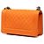 Chanel Orange Old Medium Quilted Lambskin Boy Flap - vista 2
