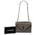 Autre Marque Borsa a Busta Saint Laurent Brown Medium Grain De Poudre Triquilt Monogram - vista 6