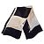 Foulard in seta Chanel con stampa geometrica CC nera