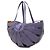 Bottega Veneta Borsa The Shell Medium in pelle di vitello viola - vista 2