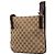 Borsa a tracolla Gucci in tela GG beige - vista 2