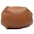 Pouch Hermès Vespa in pelle Courchevel marrone - vista 3