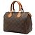 Louis Vuitton Brown Monogram Speedy 25 - vista 2