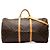 Louis Vuitton Brown Monogram Keepall Bandouliere 60